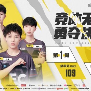 体坛电竞俱乐部斩获2021PELS1首个周冠军！